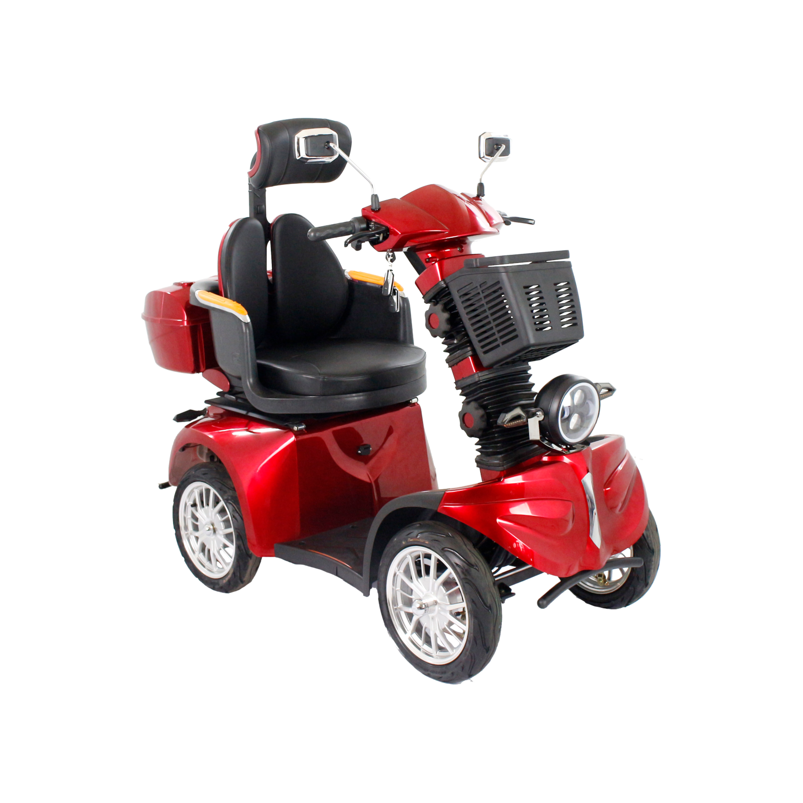 GIO Tron PRO 4-Wheeled Smart Mobility Scooter - Red