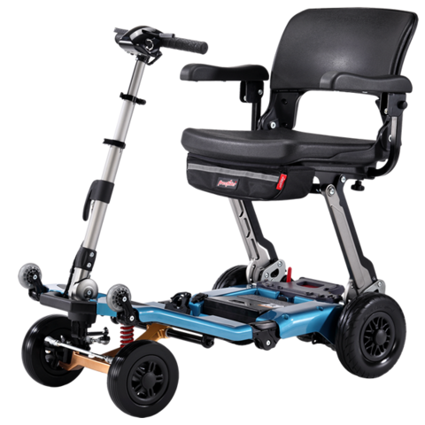 Luggie Super Plus 4 Travel Folding Mobility Scooter by Freerider